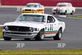 The Classic, Silverstone 2022 At the Home of British Motorsport.  26th-28th August 2022  Free for editorial use only  82 Peter Hallford / Josh Cook - Ford 1970 Boss Mustang