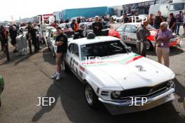 The Classic, Silverstone 2022 At the Home of British Motorsport.  26th-28th August 2022  Free for editorial use only  82 Peter Hallford / Josh Cook - Ford 1970 Boss Mustang