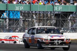 The Classic, Silverstone 2022 At the Home of British Motorsport.  26th-28th August 2022  Free for editorial use only  17 James Slaughter - Ford Capri Mk III