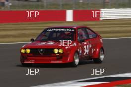 The Classic, Silverstone 2022 At the Home of British Motorsport.  26th-28th August 2022  Free for editorial use only  34 Geoff Gordon / Dicky Meaden - Alfa Romeo AlfaSud Sprint Veloce