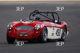 The Classic, Silverstone 2022 At the Home of British Motorsport.  26th-28th August 2022  Free for editorial use only  405 Mortimer - Austin-Healey 100/4 d