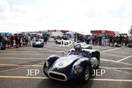 The Classic, Silverstone 2022 At the Home of British Motorsport.  26th-28th August 2022  Free for editorial use only   8 Tony Wood / Will Nuthall - Lister Knobbly