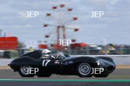 The Classic, Silverstone 2022 At the Home of British Motorsport.  26th-28th August 2022  Free for editorial use only  17 John Pearson / Gary Pearson - Jaguar D-type