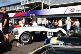 The Classic, Silverstone 2022 At the Home of British Motorsport.  26th-28th August 2022  Free for editorial use only  116 Nick English - Austin-Healey 100