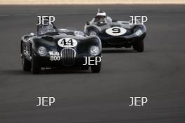 The Classic, Silverstone 2022 At the Home of British Motorsport.  26th-28th August 2022  Free for editorial use only  44 George Pochciol / Jaguar C-type