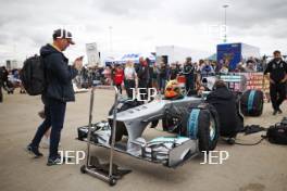  Silverstone Festival, Silverstone 2023 25th-27th August 2023 Free for editorial use only Esteban Gutiérrez Mercedes W03   