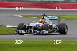  Silverstone Festival, Silverstone 2023 25th-27th August 2023 Free for editorial use only Esteban Gutiérrez Mercedes W03   