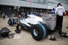  Silverstone Festival, Silverstone 2023 25th-27th August 2023 Free for editorial use only Esteban Gutiérrez Mercedes W03   