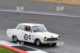 Silverstone Festival, Silverstone 2023 25th-27th August 2023 Free for editorial use only  13 Shaun Lynn - Ford Lotus Cortina