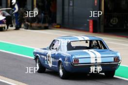 Silverstone Festival, Silverstone 2023 25th-27th August 2023 Free for editorial use only  41 Alex Brundle / Chris Hoy - Ford Mustang