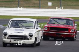 Silverstone Festival, Silverstone 2023 25th-27th August 2023 Free for editorial use only  79 Mark Drain - Ford Lotus Cortina