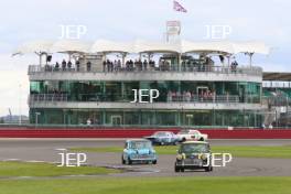 Silverstone Festival, Silverstone 2023 25th-27th August 2023 Free for editorial use only  22 Ellie Birchenough / Nick Topliss - Austin Mini Cooper S