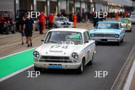 Silverstone Festival, Silverstone 2023 25th-27th August 2023 Free for editorial use only  170 Jonathan Mitchell - Ford Lotus Cortina