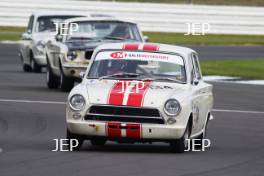 Silverstone Festival, Silverstone 2023 25th-27th August 2023 Free for editorial use only  134 Shaun Balfe - Ford Lotus Cortina