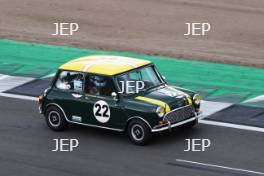 Silverstone Festival, Silverstone 2023 25th-27th August 2023 Free for editorial use only  22 Ellie Birchenough / Nick Topliss - Austin Mini Cooper S