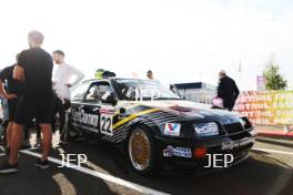 Silverstone Festival, Silverstone 2023 25th-27th August 2023 Free for editorial use only 22 Paul Mensley / Michael Lyons - Ford Sierra Cosworth RS500