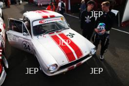 Silverstone Festival, Silverstone 2023 25th-27th August 2023 Free for editorial use only 34 Shaun Balfe / Tom Ashton - Ford Lotus Cortina