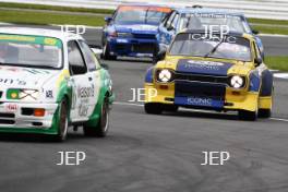 Silverstone Festival, Silverstone 2023 25th-27th August 2023 Free for editorial use only 55 Harry Whale / Matt Neal - Ford Escort Mk1