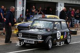 Silverstone Festival, Silverstone 2023 25th-27th August 2023 Free for editorial use only 26 Scott Kendall - Leyland Mini 1275GT