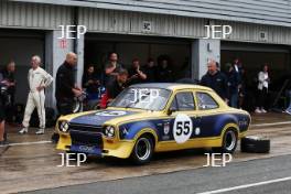 Silverstone Festival, Silverstone 2023 25th-27th August 2023 Free for editorial use only 55 Harry Whale / Matt Neal - Ford Escort Mk1