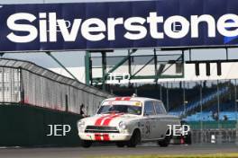 Silverstone Festival, Silverstone 2023 25th-27th August 2023 Free for editorial use only 34 Shaun Balfe / Tom Ashton - Ford Lotus Cortina