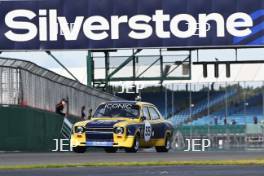 Silverstone Festival, Silverstone 2023 25th-27th August 2023 Free for editorial use only 55 Harry Whale / Matt Neal - Ford Escort Mk1