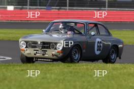 Silverstone Festival, Silverstone 2023 25th-27th August 2023 Free for editorial use only  66 Ben Brain / Jeremy Thomas - Alfa Romeo 1750 GTV 