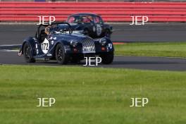 Silverstone Festival, Silverstone 2023 25th-27th August 2023 Free for editorial use only  172 Russell Paterson / Elliot Paterson - Morgan Plus 8 