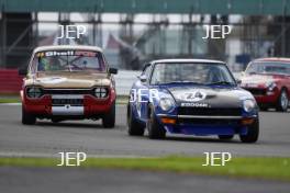 Silverstone Festival, Silverstone 2023 25th-27th August 2023 Free for editorial use only  124 Dave Jarman - Datsun 240Z 