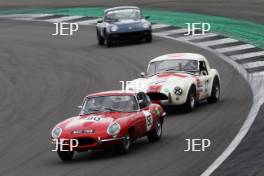 Silverstone Festival, Silverstone 2023 25th-27th August 2023 Free for editorial use only 190 William Addison / Martin Addison - Jaguar E-type 