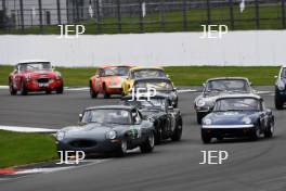 Silverstone Festival, Silverstone 2023 25th-27th August 2023 Free for editorial use only 147 Guy Grant / Mark Hales - Jaguar E type 