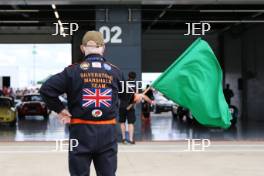 Silverstone Festival, Silverstone 2023 25th-27th August 2023 Free for editorial use only Marshal 