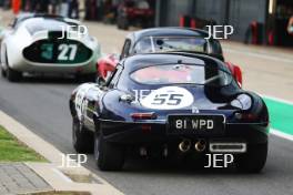 Silverstone Festival, Silverstone 2023 25th-27th August 2023 Free for editorial use only 55 Martin Melling / Jason Minshaw - Jaguar E-type 