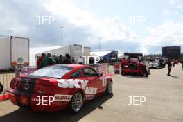 Silverstone Festival, Silverstone 2023 25th-27th August 2023 Free for editorial use only 10 Michiel Campagne - Ford Mustang FR500C 