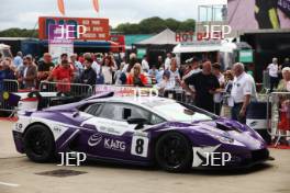 Silverstone Festival, Silverstone 2023 25th-27th August 2023 Free for editorial use only 8 Craig Wilkins - Lamborghini Huracan Super Trofeo Evo 