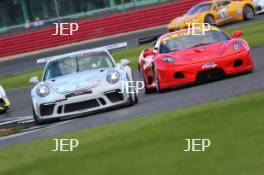 Silverstone Festival, Silverstone 2023 25th-27th August 2023 Free for editorial use only 3 John Pearson / Gary Pearson - Ferrari 430 