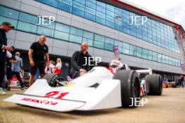 Silverstone Festival, Silverstone 2023 25th-27th August 2023 Free for editorial use only  21 Maximilian Werner - Hesketh 308C