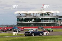 Silverstone Festival, Silverstone 2023 25th-27th August 2023  Free for editorial use only  Car Club parade