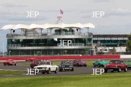 Silverstone Festival, Silverstone 2023 25th-27th August 2023  Free for editorial use only  Car Club parade