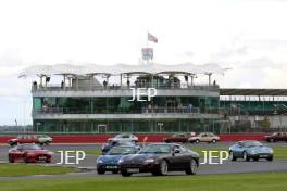 Silverstone Festival, Silverstone 2023 25th-27th August 2023  Free for editorial use only  Car Club parade