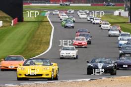 Silverstone Festival, Silverstone 2023 25th-27th August 2023  Free for editorial use only  Car Club parade