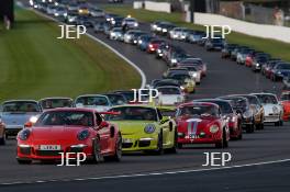 Silverstone Festival, Silverstone 2023 25th-27th August 2023  Free for editorial use only   Porshe Car Parade