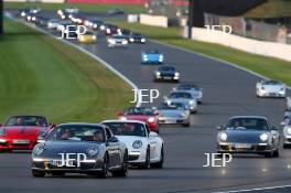 Silverstone Festival, Silverstone 2023 25th-27th August 2023  Free for editorial use only   Porshe Car Parade