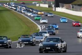 Silverstone Festival, Silverstone 2023 25th-27th August 2023  Free for editorial use only   Porshe Car Parade