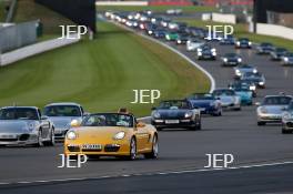 Silverstone Festival, Silverstone 2023 25th-27th August 2023  Free for editorial use only   Porshe Car Parade