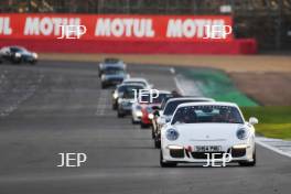 Silverstone Festival, Silverstone 2023 25th-27th August 2023  Free for editorial use only   Porshe Car Parade