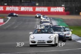 Silverstone Festival, Silverstone 2023 25th-27th August 2023  Free for editorial use only   Porshe Car Parade