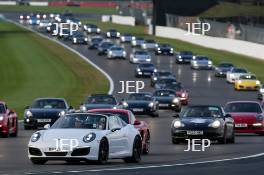 Silverstone Festival, Silverstone 2023 25th-27th August 2023  Free for editorial use only   Porshe Car Parade