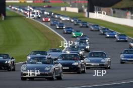 Silverstone Festival, Silverstone 2023 25th-27th August 2023  Free for editorial use only   Porshe Car Parade