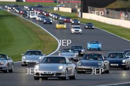 Silverstone Festival, Silverstone 2023 25th-27th August 2023  Free for editorial use only   Porshe Car Parade